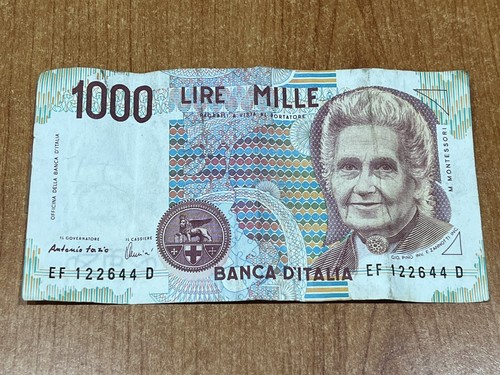 Mille lire 1000 montessori - mille,