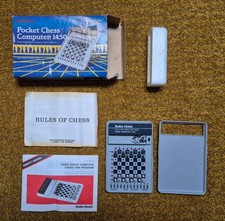 GIOCO  SCACCHI ELETTRONICO VINTAGE POCKET CHESS COMPUTER  1450 RADIO SCHACK 