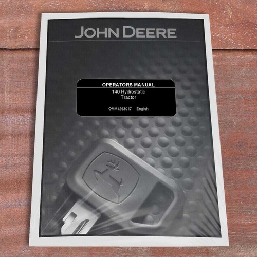 John deere 140 - 140, manuale