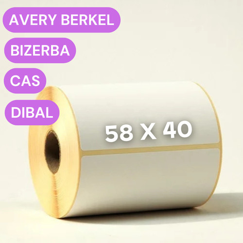 Etichette scala 58x40 - , mm