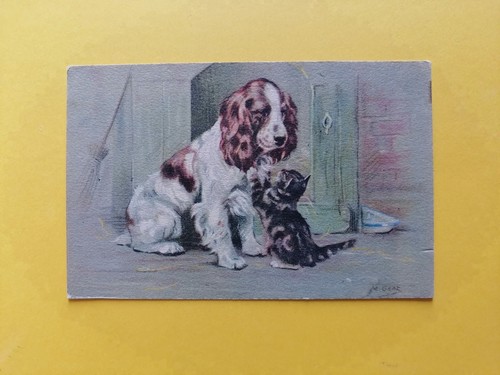 Old postcard illustration - , mc