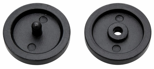 Bouton clip arrêt ceinture - de,