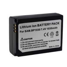 Batteria BP-1030 per fotocamera Samsung NX200 NX210 NX300 NX1000 NX500