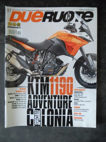 Dueruote 2012 ktm 1190 adv - dueruote,