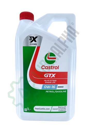 Olio motore auto - 0w-16, benzina