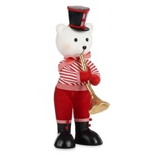 Statua Decorativa Orso Tromba
