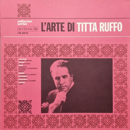 Titta ruffo arte di - ruffo, –