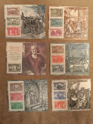Trittico francobolli italiani
