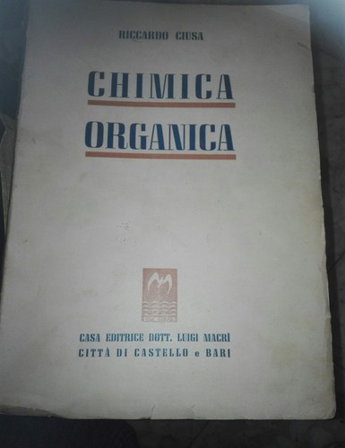 Libro raro chimica organica - libro, di