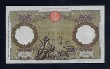 ITALIA 100 LIRE lire 1931 - 1942 P-55 VF