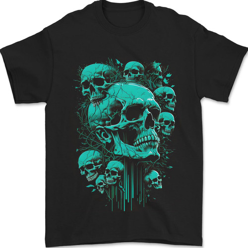 Skull time gothic heavy metal - time,