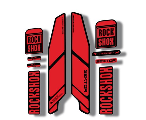 Adesivo rock shox sektor 2015 - shox,