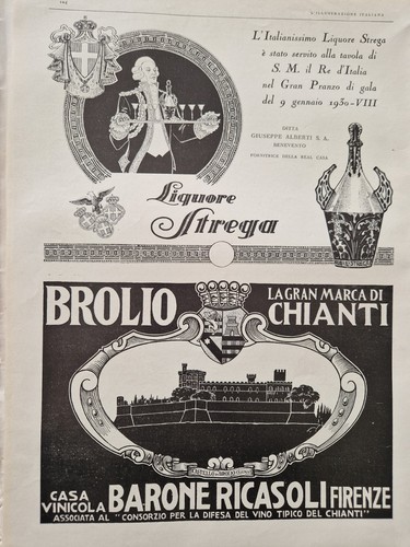 1930 pubblicità liquore - pubblicitÀ,