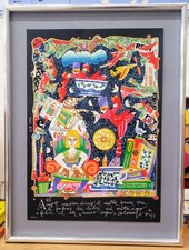 Francesco Musante Serigrafia Amore nascondiamo le nostre paure...