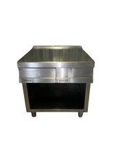 tavolo piano da lavoro cucina inox ZANUSSI, tutto acciaio inox