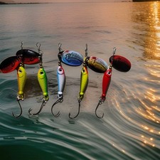  5 CUCCHIAINI DA PESCA ESCA