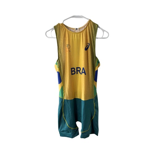 Tuta triathlon asics brasile - triathlon,