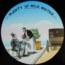 VICTORIAN Glass Magic Lantern