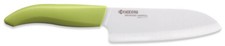 Kyocera Coltello di Ceramica FK-140-WH-GR Santoku - 14 CM Lama - Griff. Verde