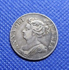 Moneta argento inglese 1709