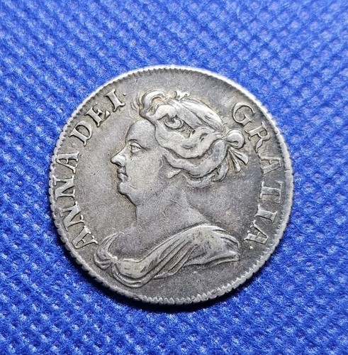 Moneta argento inglese - , 1709