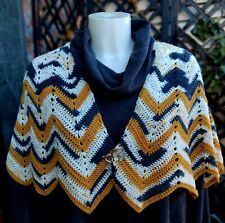 Mantellina della nonna, NUOVA, multicolor, scialle della nonna, uncinetto