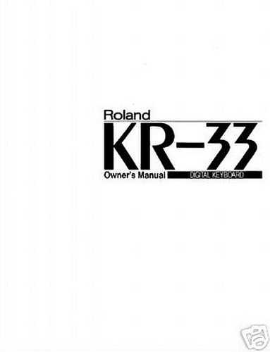 Roland pianoforte - kr-33,