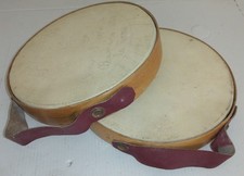 COPPIA DI VECCHI TAMBURELLI DA