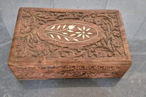 Scatola scrigno legno - scatola,