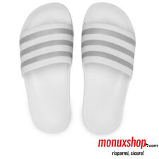 F35539 CIABATTE ADIDAS ADILETTE AQUA CIABATTA BIANCA UNISEX MARE PISCINA CASA