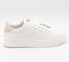 Scarpe Junior 4US Paciotti Sneakers Lacci Moda Fashion 42360 Bianco