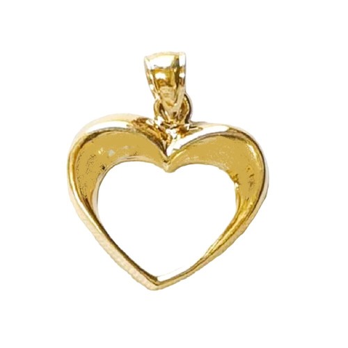 Pendente cuore fluttuante in - cuore,