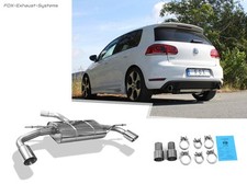 Duplex sport exhaust VW Golf 6