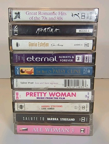 Job lot 10x cassette - lot, tapes