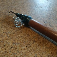 canna da pesca vintage fibra