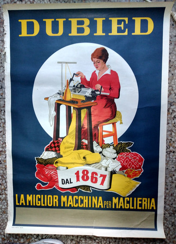 Antico manifesto dubied anni - manifesto,