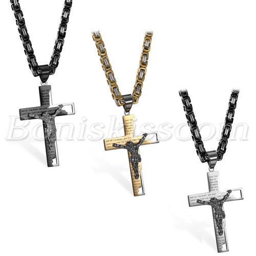 Collana uomo cristo gesù - collana,