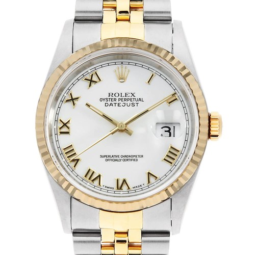 Rolex datejust 16233 bianco - rolex,
