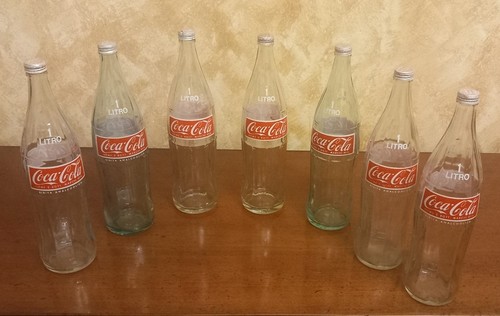 Bottiglie coca cola anni - bottiglie, coca-cola