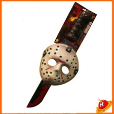 Travestimento Halloween Maschera Jason Voorhees Adulto