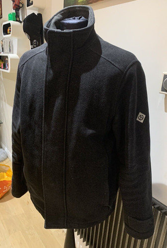 Giacca nera cappotto - , lana