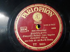 78 giri-10"CLAUDIO VILLA "