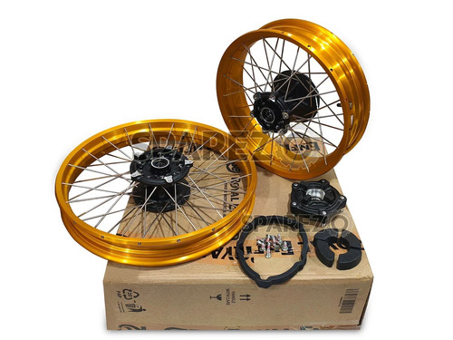Cerchi raggi tubeless dorati - a,