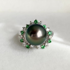 Anello AAA 10,8 mm pavone