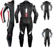 Tuta intera  moto  pelle Professionale Traforata Protezioni CE Estiva A-pro