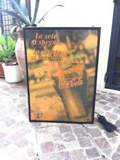 VINTAGE Insegna Targa Luminosa