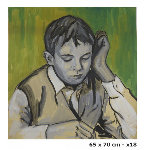 Ritratto giovane che - ritratto, un
