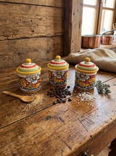 Set barattoli in ceramica - set,