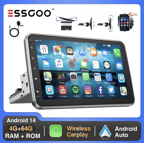 Autoradio singola 1 din - autoradio, 10.1"