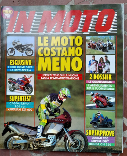 Moto febbraio 1993 - in,